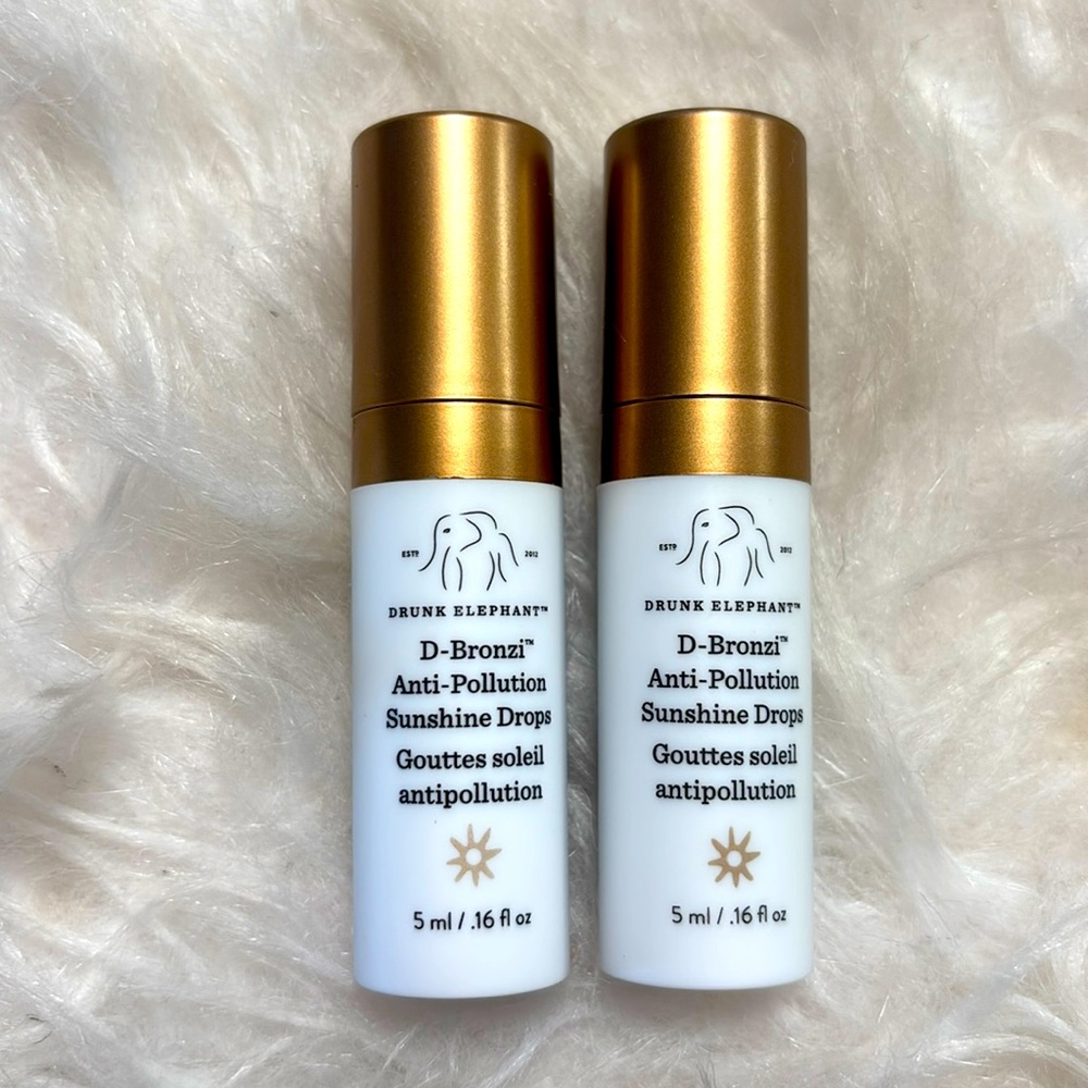 (2) D-Bronzi Anti-Pollution Sunshine Drops Drunk Elephant